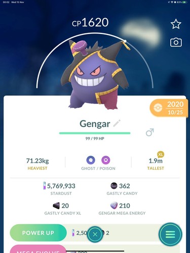 Gengar con mega banetta - con,