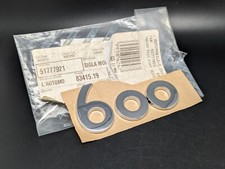 FIAT 600 LOGO SIGLA EMBLEMA FREGIO STEMMA SCRITTA TARGHETTA BADGE TARGA NOME