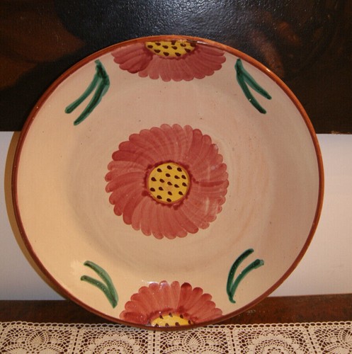 Piatto ceramica con - in, fiori