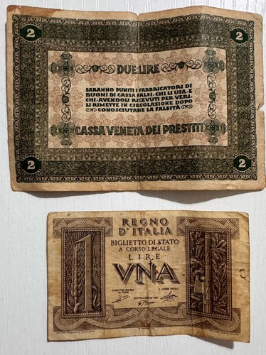 Banconote lira del regno - 1,