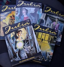 JULIA N. 1 - 5 - 6 - 7 - 8 LOTTO 5 FUMETTI BONELLI ORIGINALI 1998 
