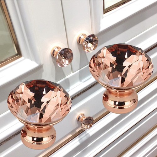 Oro rosa maniglia - strass, porta