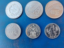 FRANCIA MINI LOTTO DI 6 MONETE