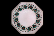 Piano D'Angolo In Marmo Bianco