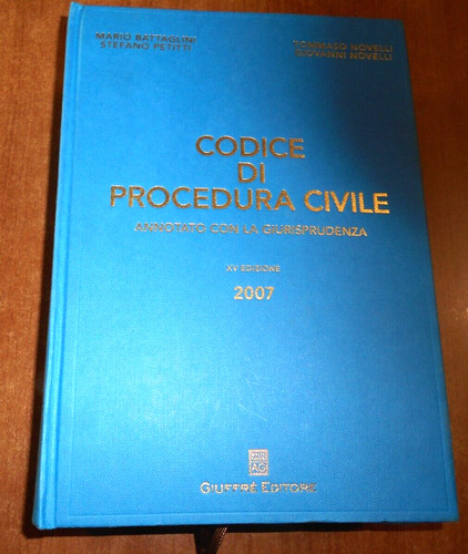 Codice procedura civile - procedura,