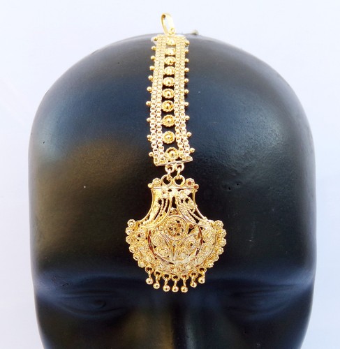 Indiano-etnico-oro-22K-testa-c