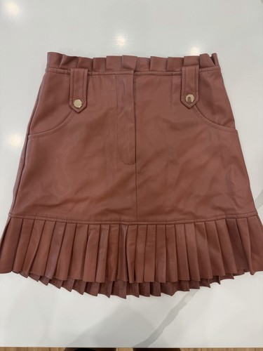 Minigonna zara marrone - zara,