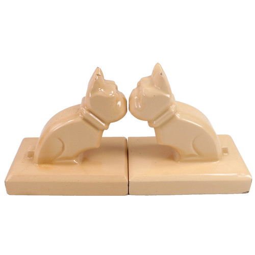 French bulldog pottery - french,
