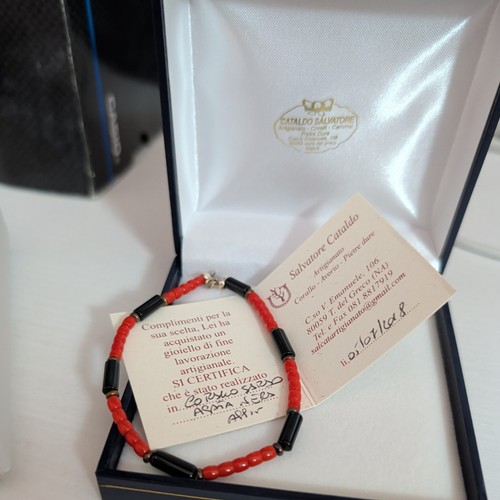 Bracciale corallo sardo - bracciale,