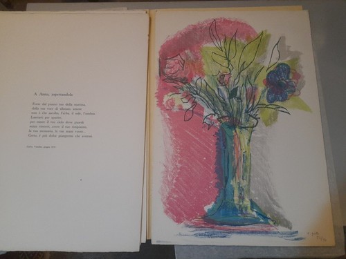 Alfonso gatto litografia a - ,