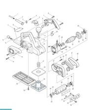 Makita ricambi per pialla