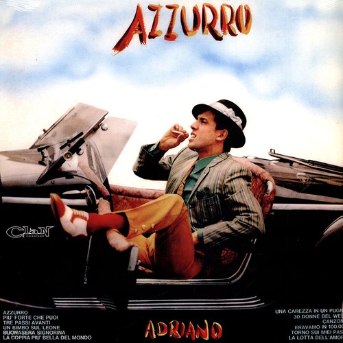 Adriano celentano azzurro - celentano, /