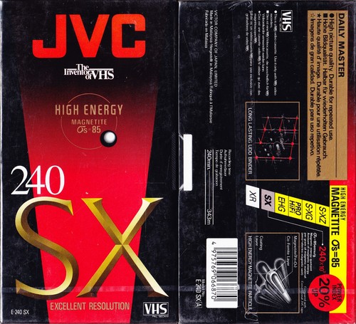 Jvc e240 vhs nastro - sx,