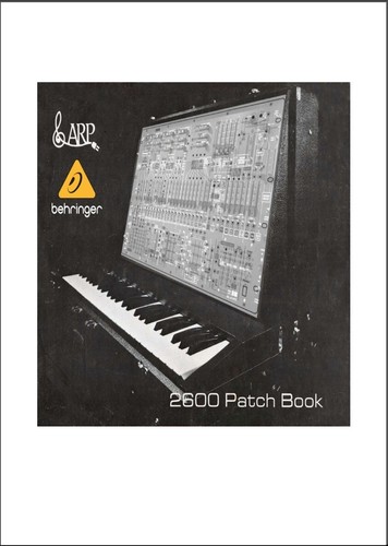 Arp 2600 patch book - arp,