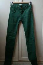 pantaloni jeans skinny verde bottiglia scuro Pull and Bear taglia EU 34 IT 38