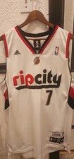 Vintage NBA Adidas Portland Trail Blazers Brandon Roy maglia 7 uomo L CUCITO Rip City