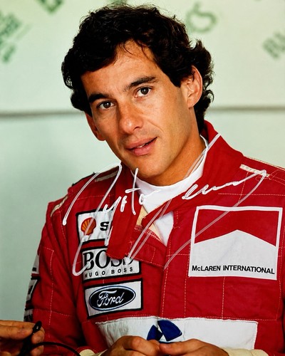 Ayrton senna foto mclaren - mclaren, 6x8
