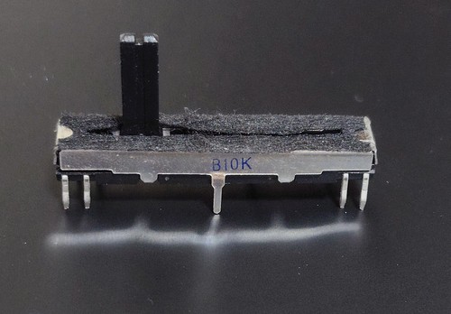 Fader potenziometro stereo - , 10k