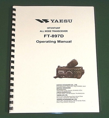 Yaesu 897d manuale - yaesu, di
