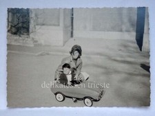 GIORDANI MACCHININA a pedali latta auto Trieste 1961 Pedal car toy FOTO 9