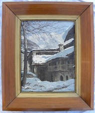 Ambrogio VISMARA (Seregno 1900 – Milano 1994) Rustico a Entreves febbraio 1947