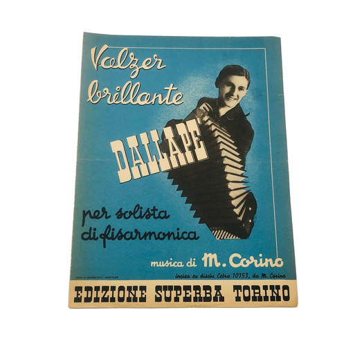 Spartito epoca valzer - spartito, d'epoca