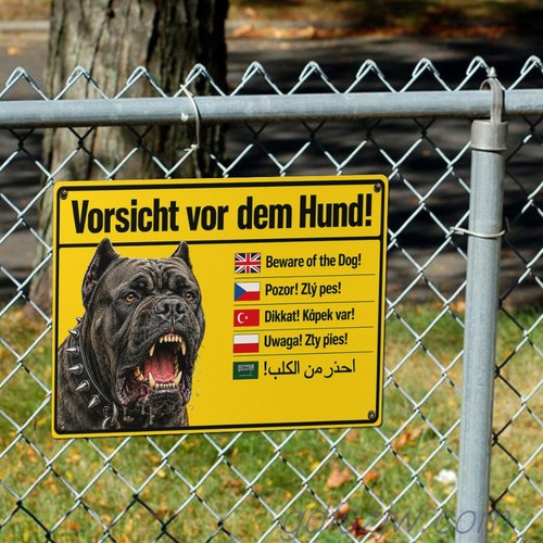 Attenzione cane corso - attenzione,