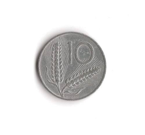 1954 italy lire 684 - italy, 10