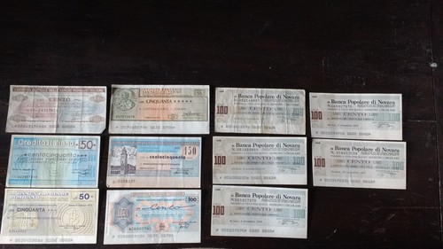 Lotto miniassegni anni - miniassegni,