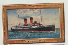 1947 Art Postcard, RMS Viking