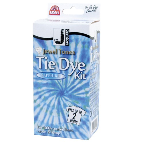 Jaquard jewel tones tie dye - jewel,