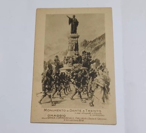Cartolina omaggio della banca - cartolina,