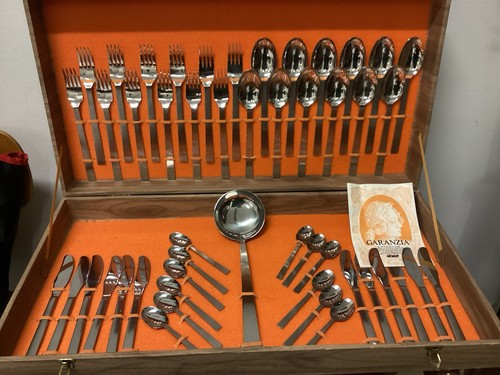 Servizio posate inox lucido