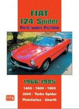 Fiat 124 Spider Performance Portfolio 1966-1985 by Brooklands Books Ltd