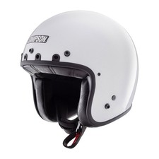 Casco Simpson Chopper bianco