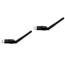  2 pezzi dongle adattatore USB Wifi per Alphabox Jynxbox Skybox OpenBox 250