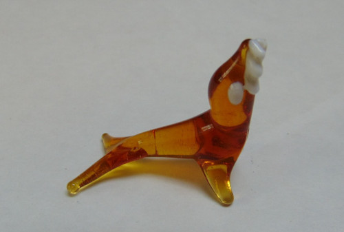 Statuina arte animale vetro - , a