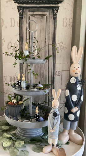 Piano shabby chic grigio - piano,