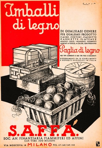 Advertising 1936 saffa - advertising,
