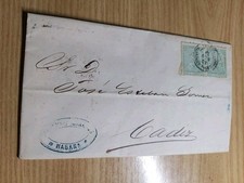 Antille spagnole 1876 2 Buste Da Habana X Cadice Molto Belle