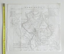 Mappa pianta - Roma antica J