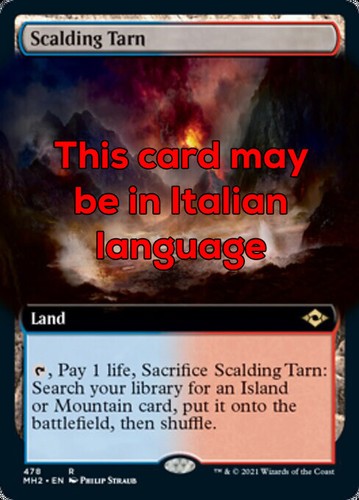 Mtg scalding tarn foil - foil, exc