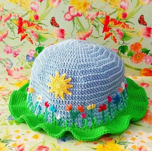 Cappellino ricamato prato - ricamato,