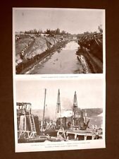 La bonifica di Burana nel 1899 Sponde artificiali, controchiaviche, battipali