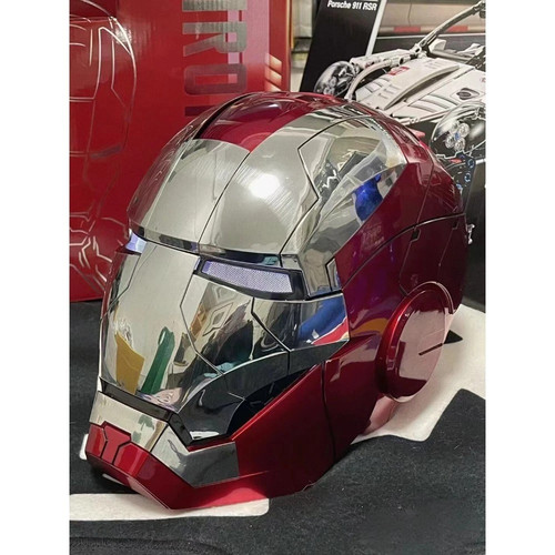Casco autoking iron man mk5 - iron,