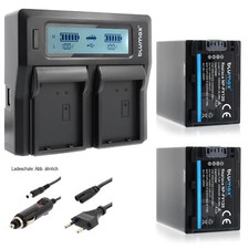 2x batteria + caricatore per