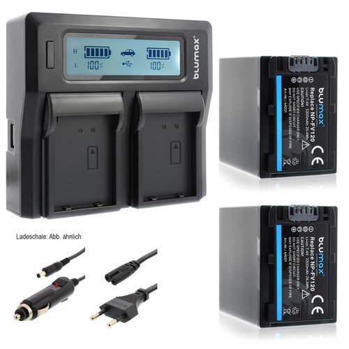 Batteria caricatore per - 2x,