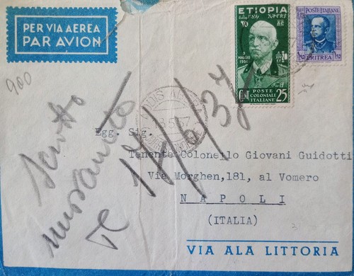 Curiosa affrancatura dalle - affrancatura,