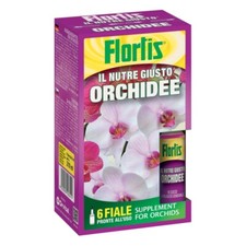IL NUTRE GIUSTO ORCHIDEE FLORTIS 6 FIALE DA 35 ML PRONTO ALL'USO PARI A 210 ML
