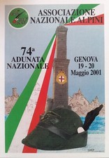 Cartolina Alpini 74° Adunata